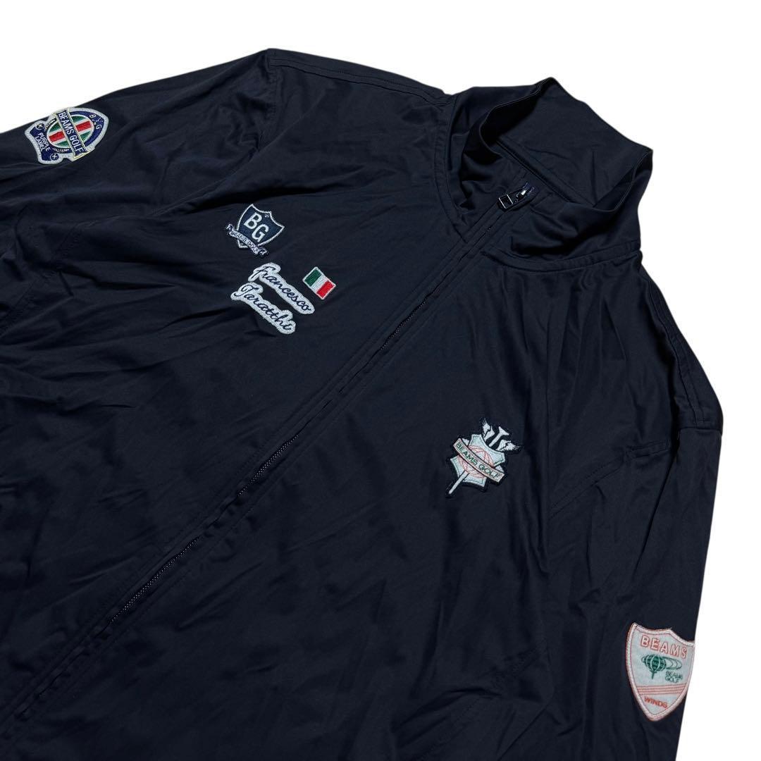美品】ビームスゴルフ パープルレーベル エアシャット ブルゾン