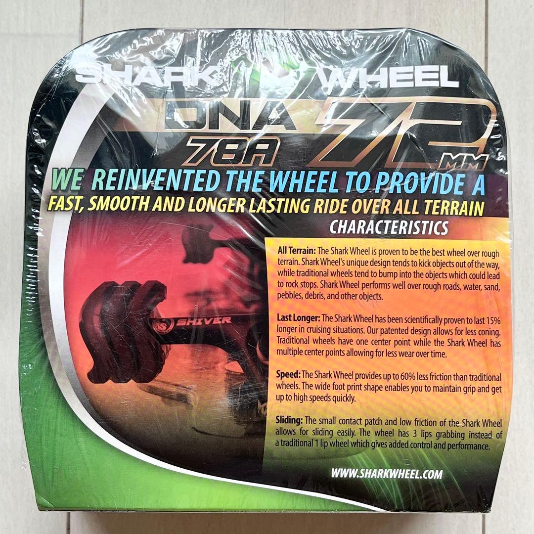 13☆新品 未開封☆ シャークウィール 72mm 78a クリアレッド - メルカリ