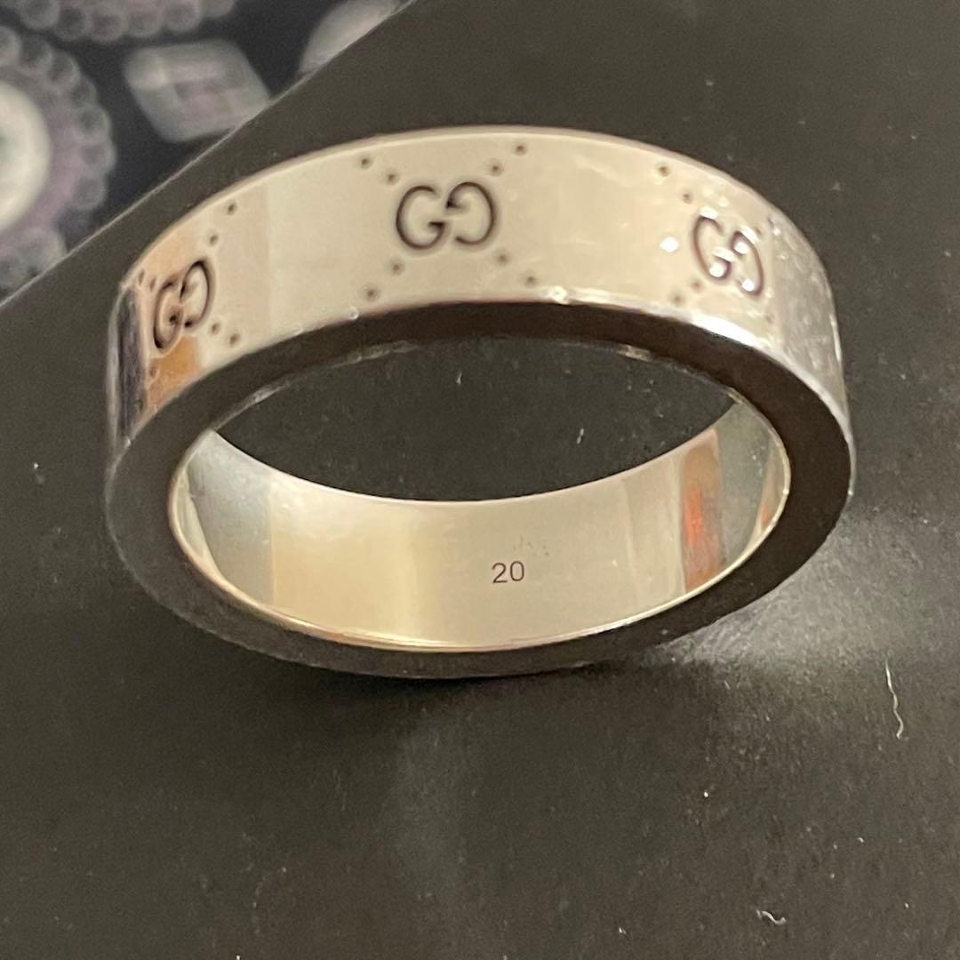 gucci x adidas シルバー925 コラボリング 20号 - メルカリ