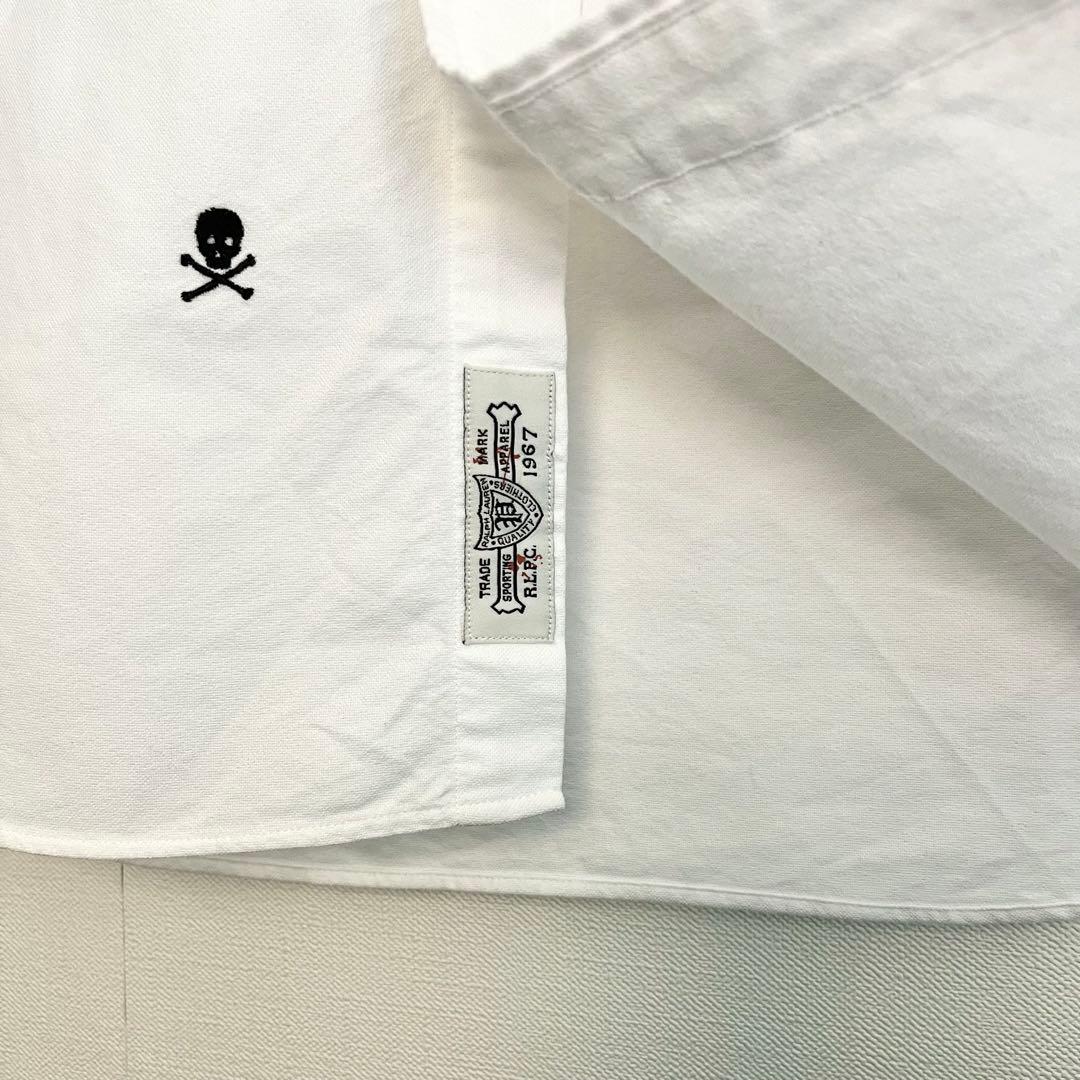 超レア☆未使用に近い】ラルフローレンスカル刺繍ボタンダウンシャツ
