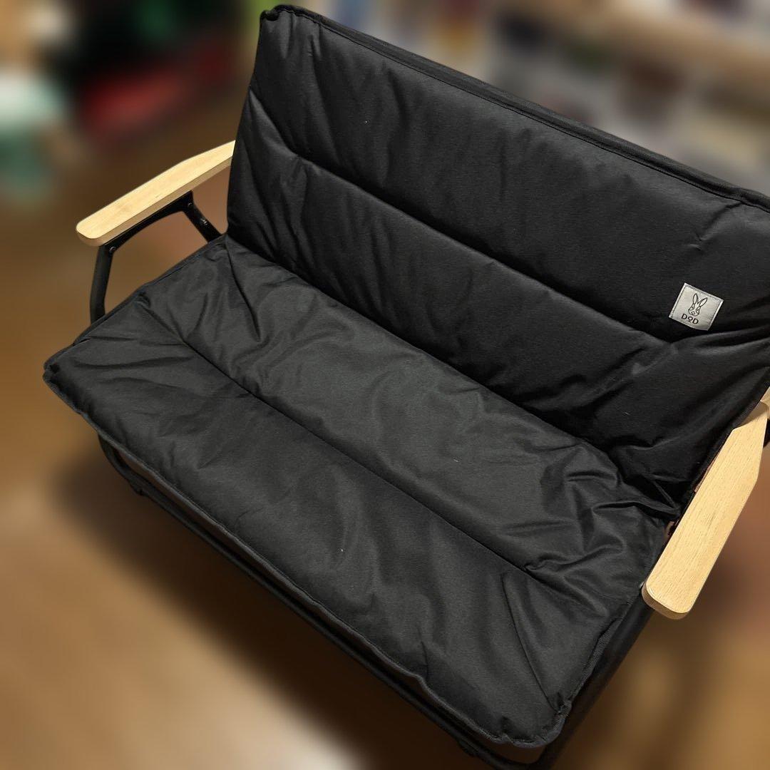 DOD(ディーオーディー) グッドラックソファ ブラック DODのグッドラックソファはデザイン良し！座り心地良し！おしゃれな二