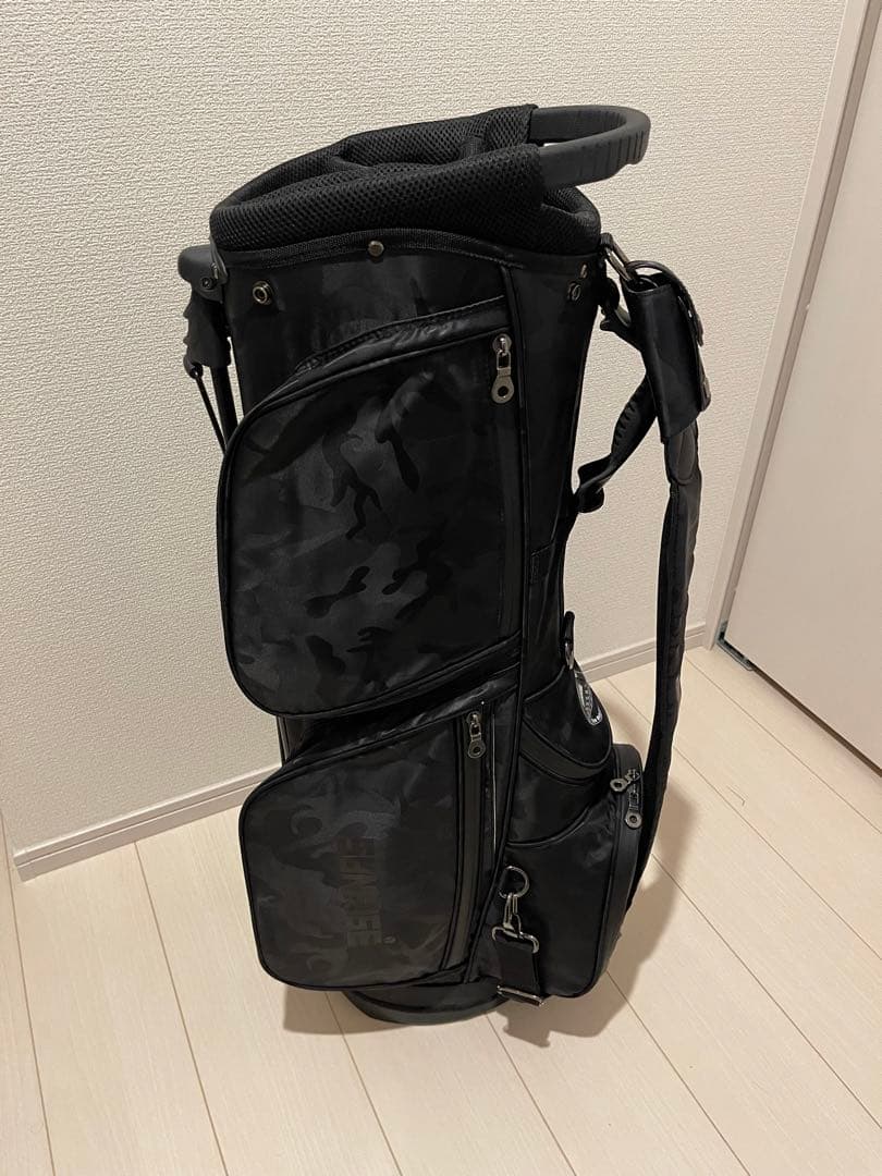 最終お値下げ！SANRISEサンライズ キャディバック ブラック - メルカリ
