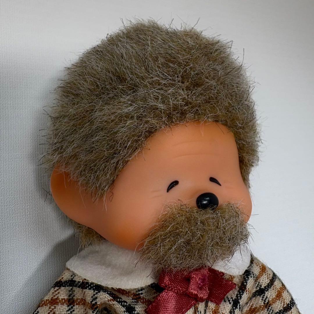 80年代 ソフビ グミ モンチッチ おじいちゃん　monchhichi 584