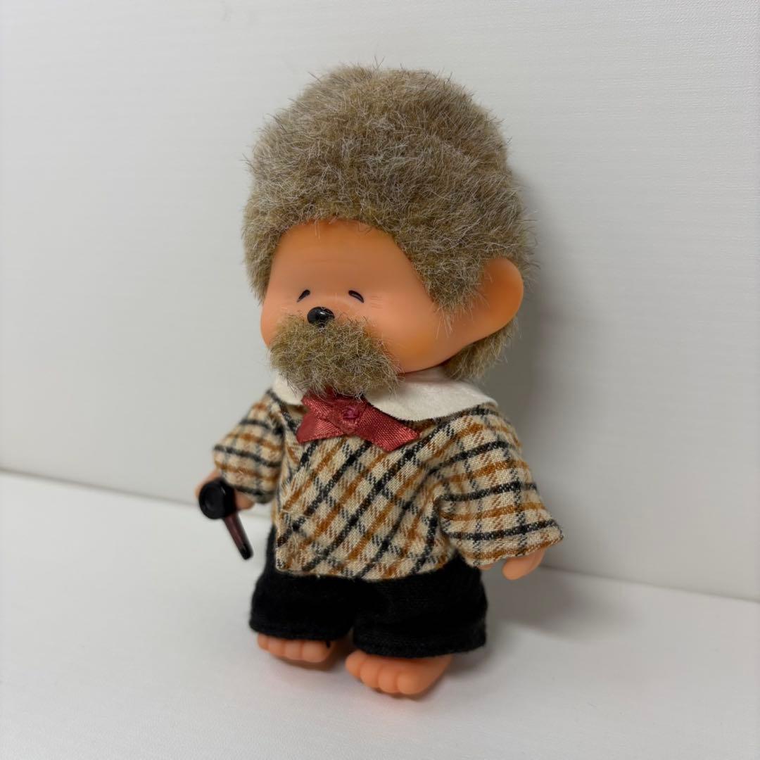 80年代 ソフビ グミ モンチッチ おじいちゃん　monchhichi 584