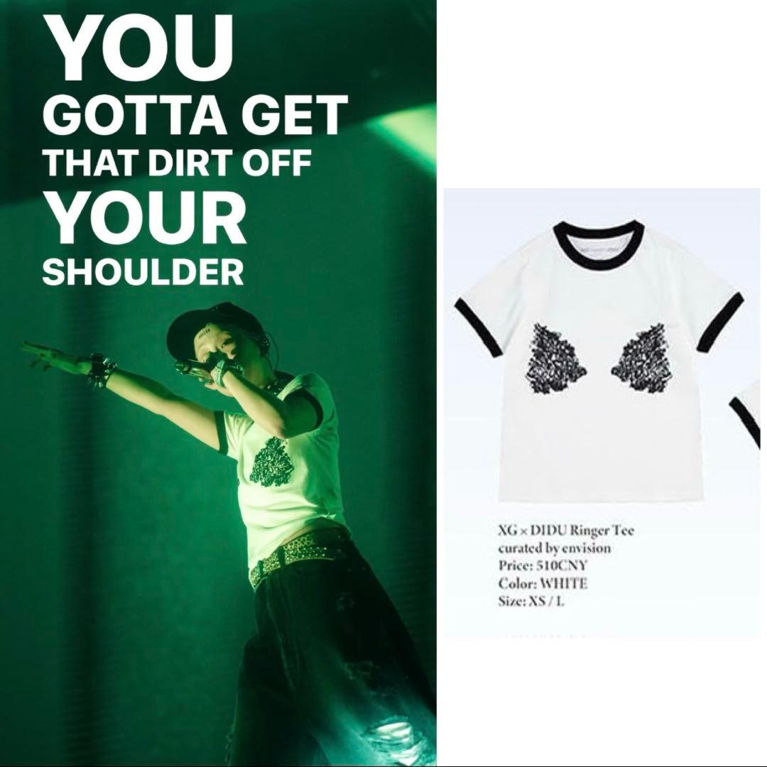 XG × Didu RingerTee WHITE XS