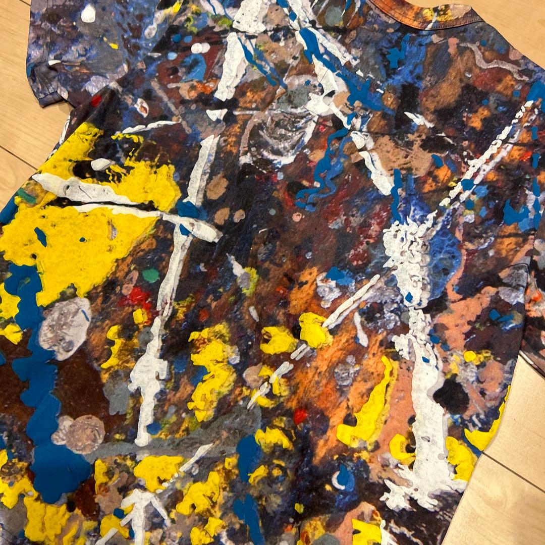sacai Jackson pollock ペイントTシャツジップサカイ
