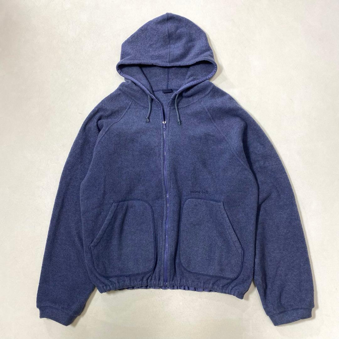 ⚫︎90s 良配色 mont-bell モンベル POLARTECフリースパーカー - メルカリ
