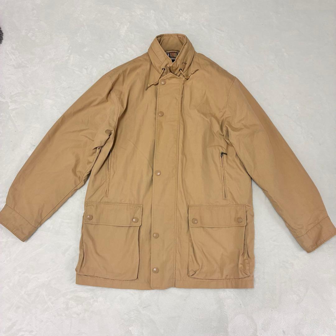 バーバリーロンドンノバチェック 中綿ジャケット ブルゾンメンズ M