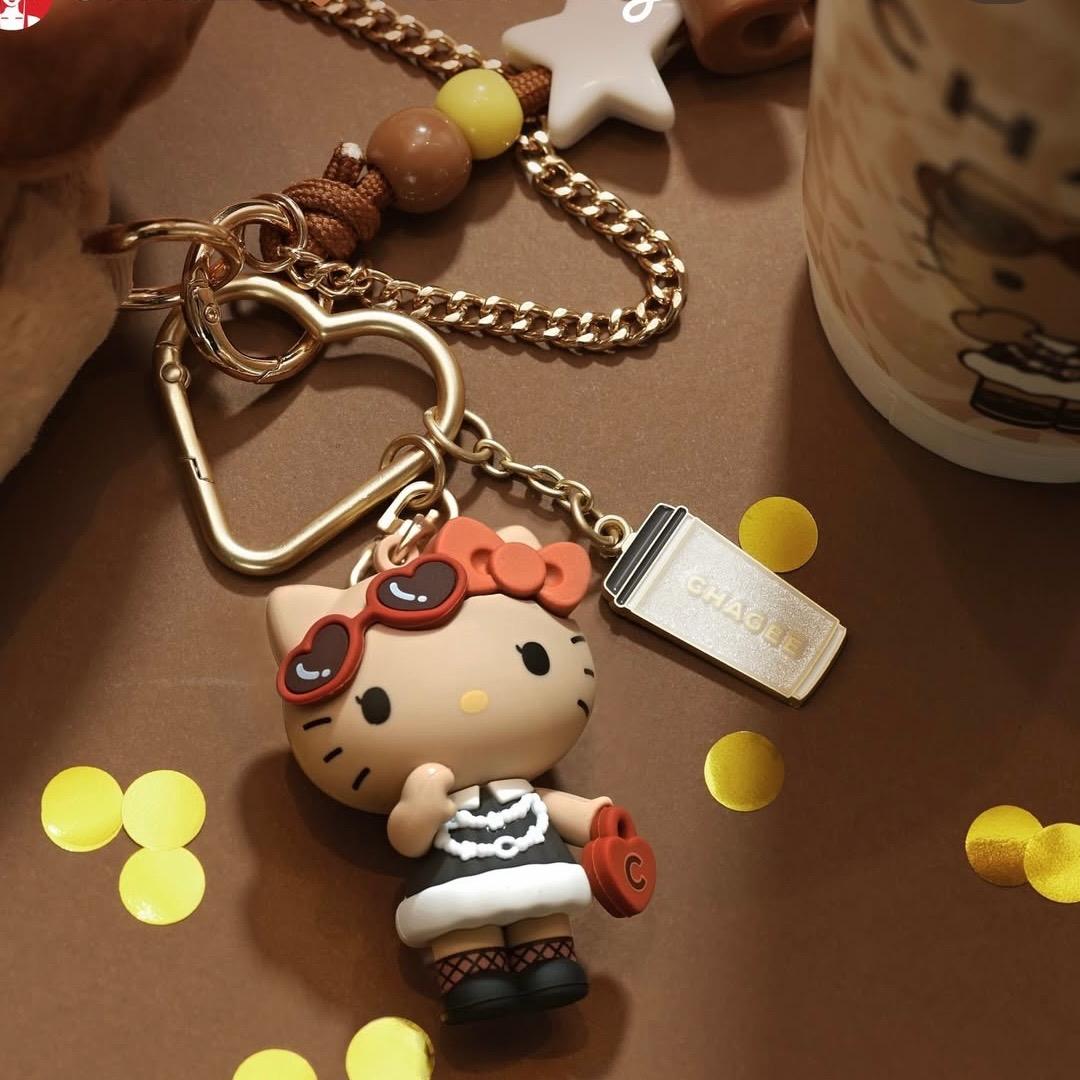 2点セット【海外限定】CHAGEE × ハローキティ 日焼けキティ キー