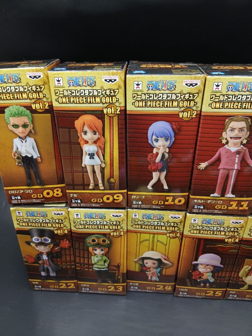 ワンピース　ワールドコレクタブル Film gold　フィギュア　14体セット