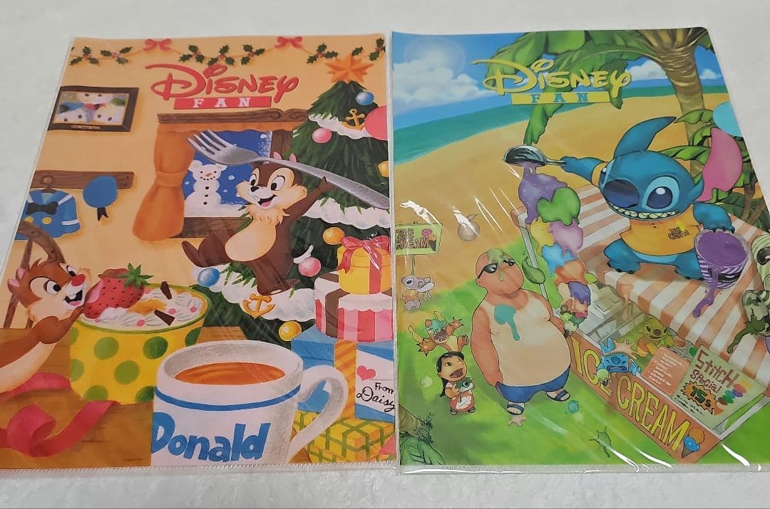 Disney キャラクター クリアファイル