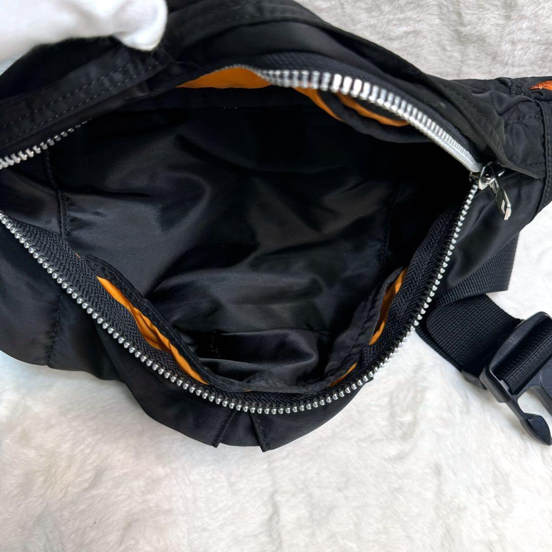 極美品】ポーター タンカー ウエストバッグ ウエストポーチ ブラック