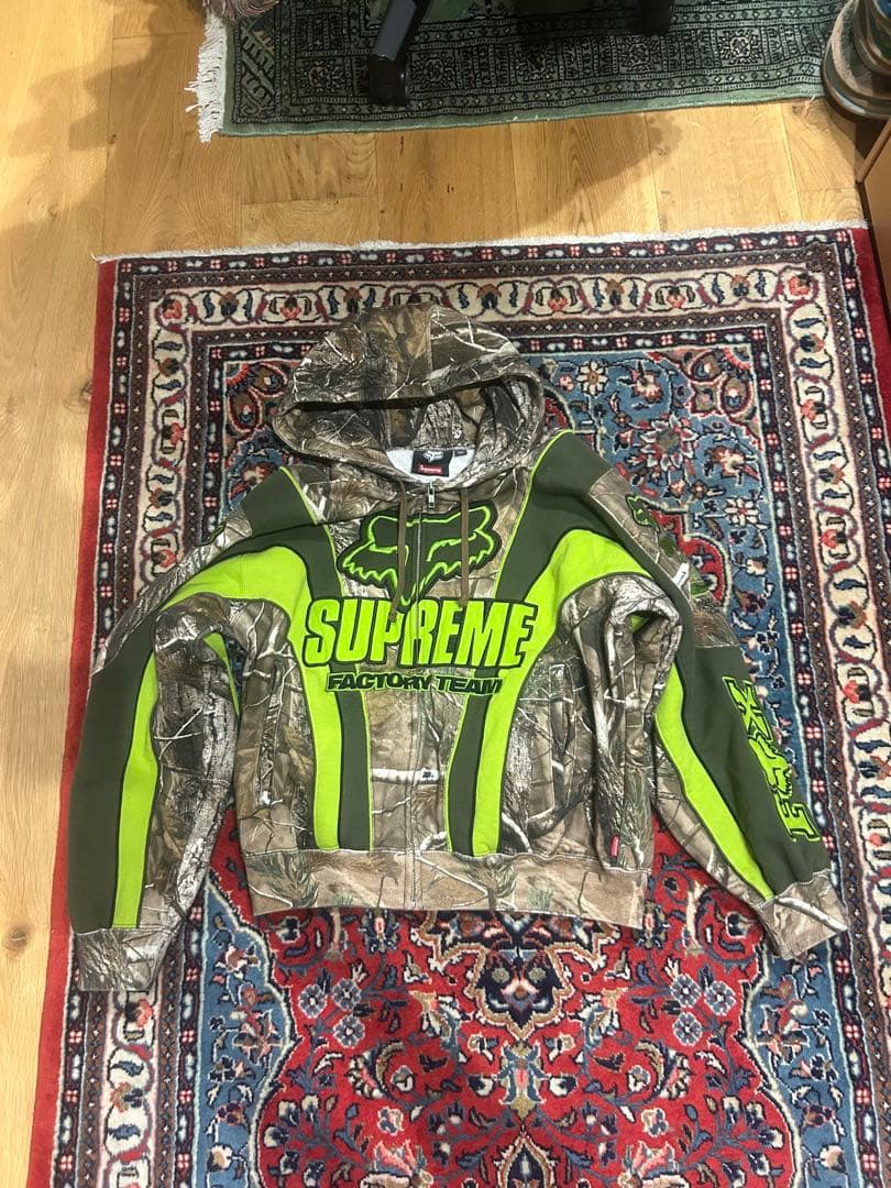 Supreme X Fox Racing 迷彩パーカー - メルカリ
