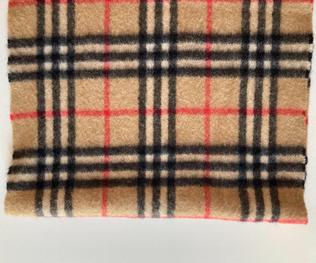 BURBERRY ノバチェック カシミヤ100% マフラー 英国製 - メルカリ