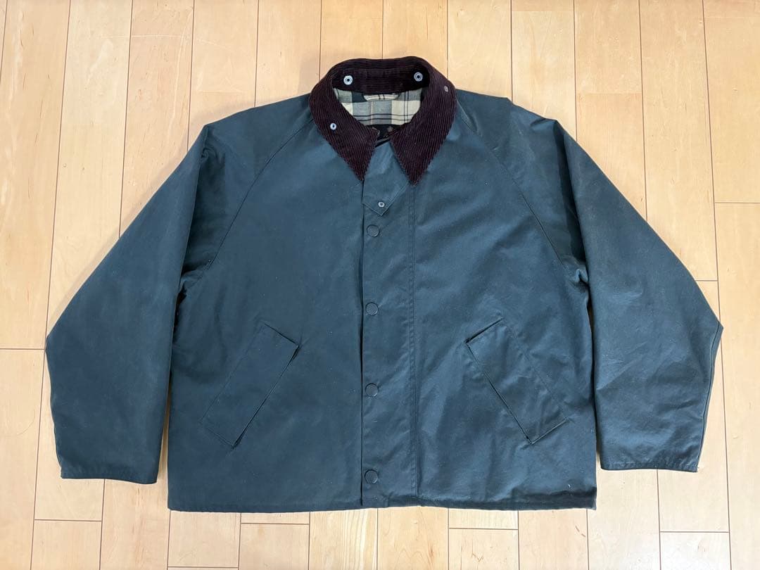 バブアー　トランスポート　オイルド　セージ　36 Barbour（バブァー）TRANSPORT WAX JACKET（トランスポートワックス