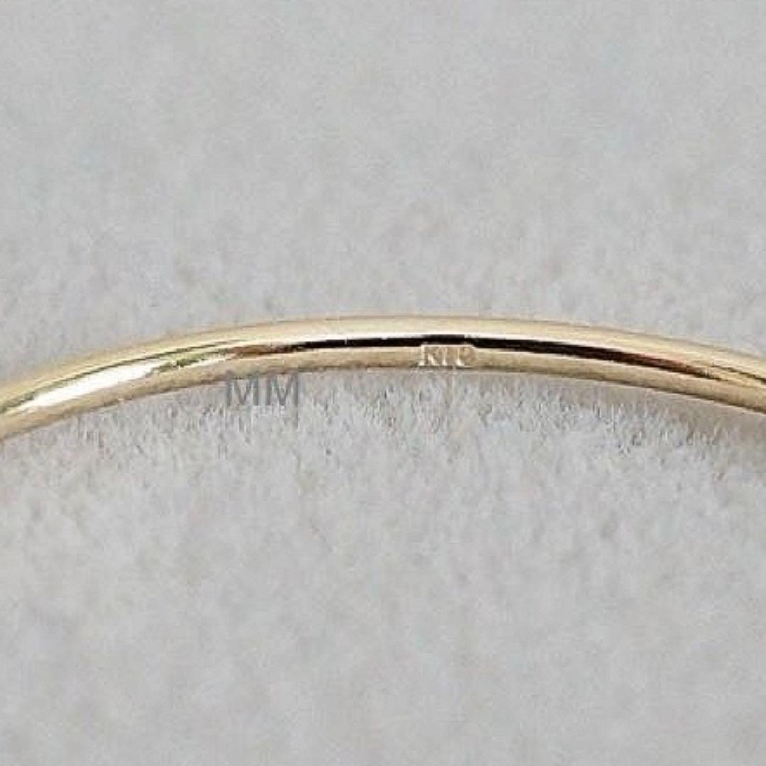 《刻印あり》新品K10YG スキニーリング15号