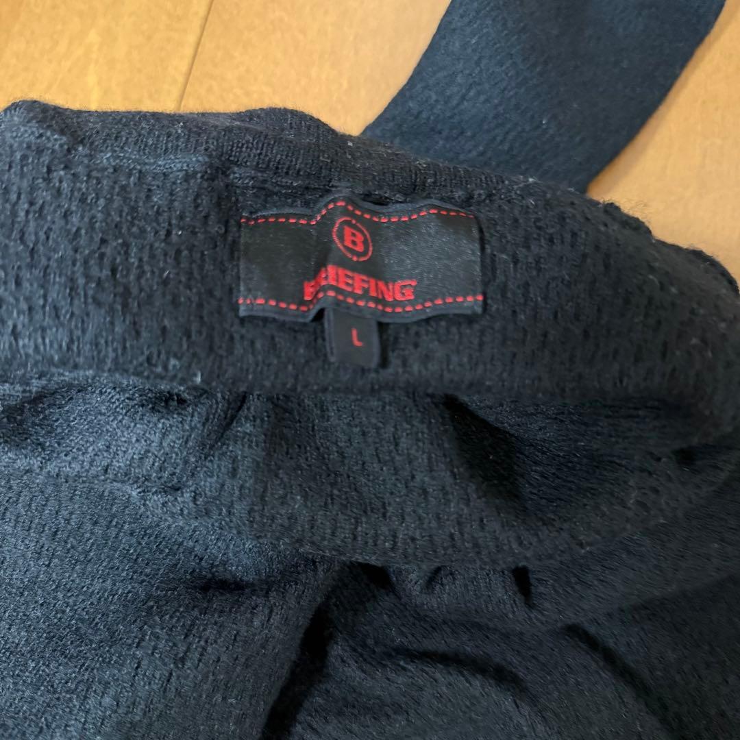 BRIEFING ブラック ハイネック ニット L - メルカリ
