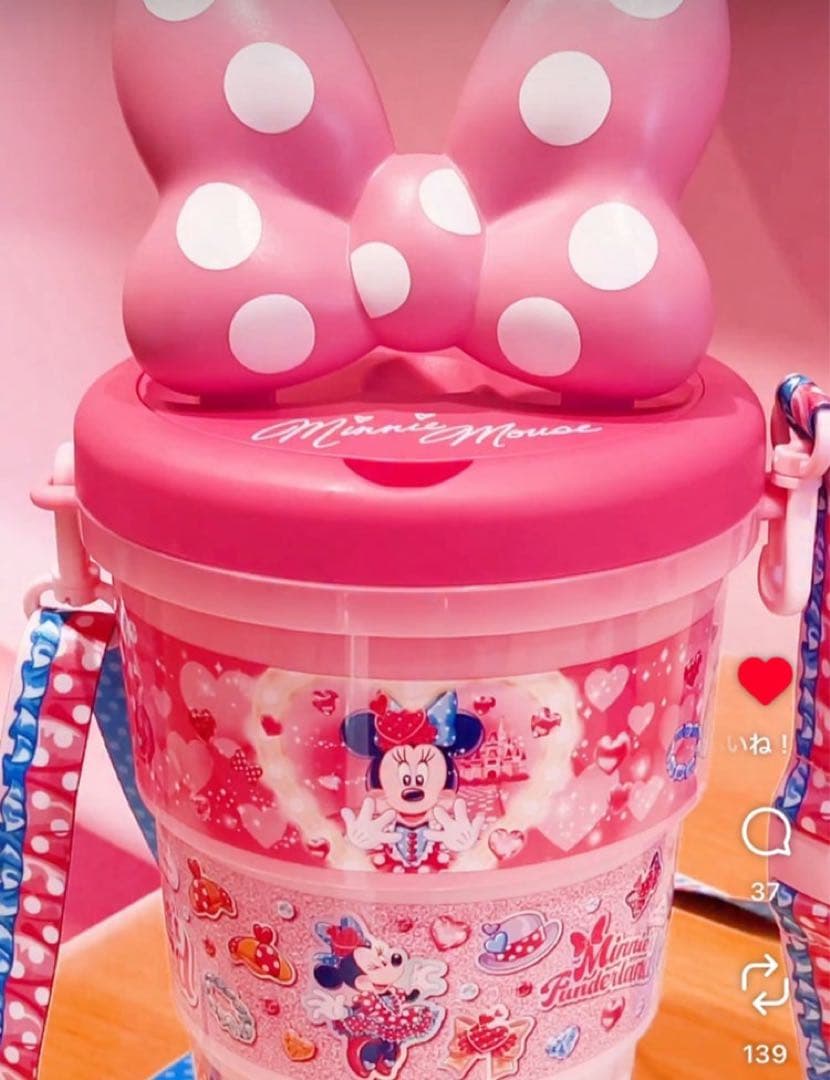 完売品】新品 ディズニー パルパルーザ 2026 ミニー ポップコーン