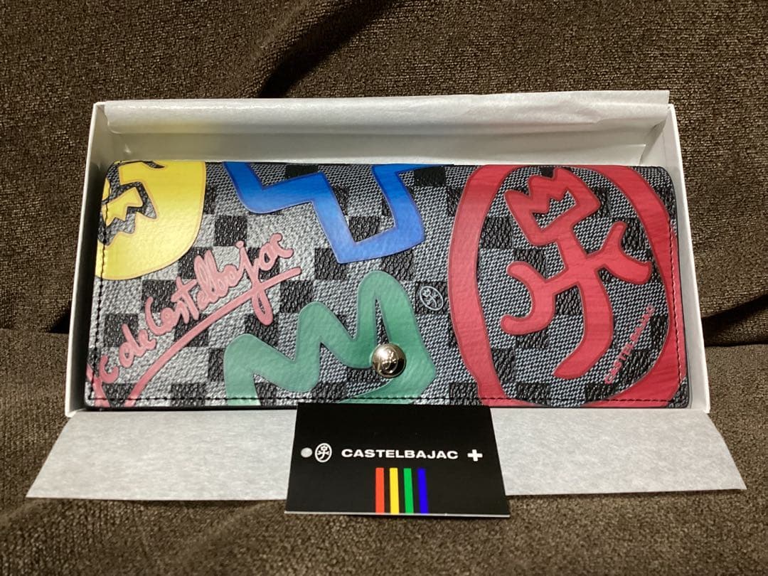 CASTELBAJAC 長財布 066622 ブラック カステルバジャック CASTELBAJAC クラー 被せ長財布 066622 1.ブラック