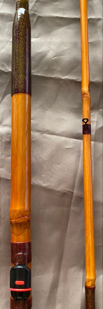 m404竹製黒鯛チヌ竿 横浜伝統のヘチ竿 - メルカリ