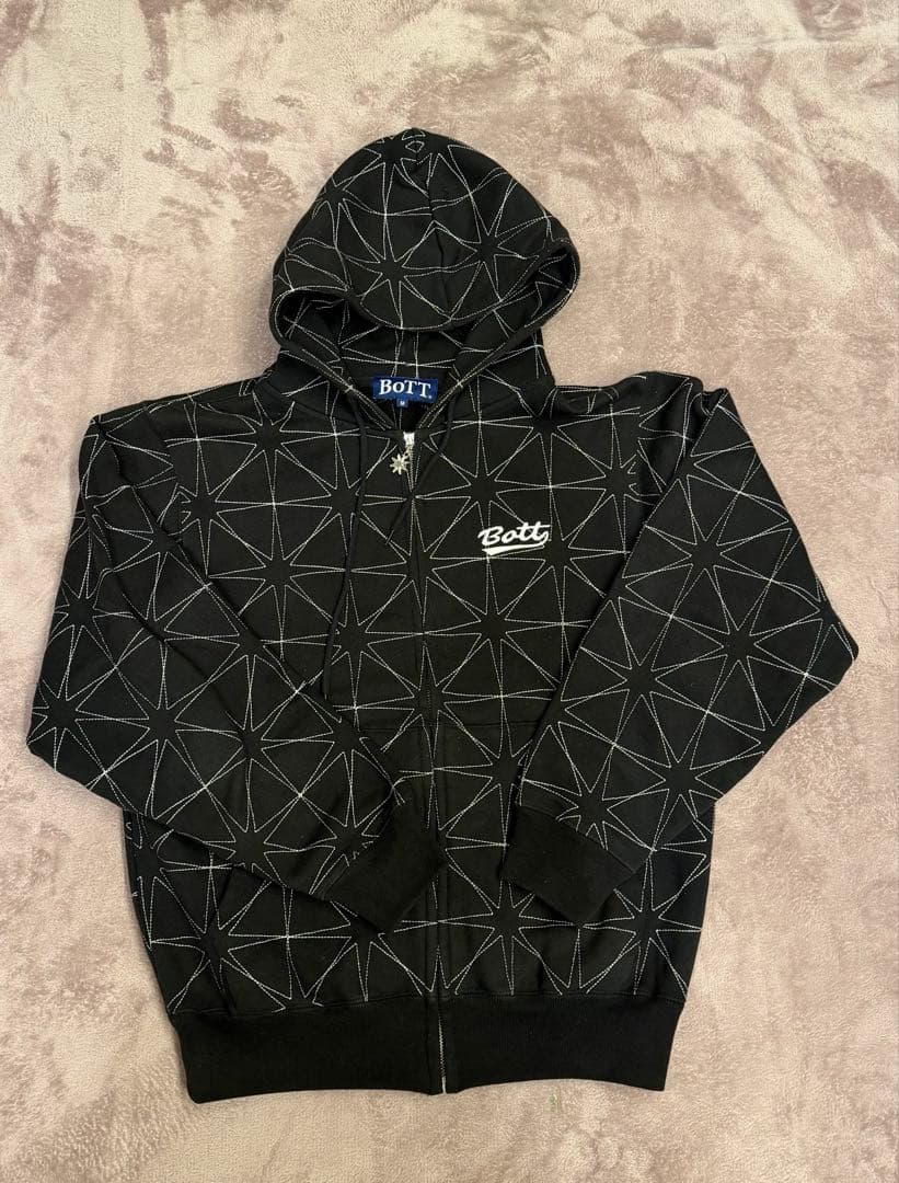 BoTT sparkle hoodie パーカー M ブラック