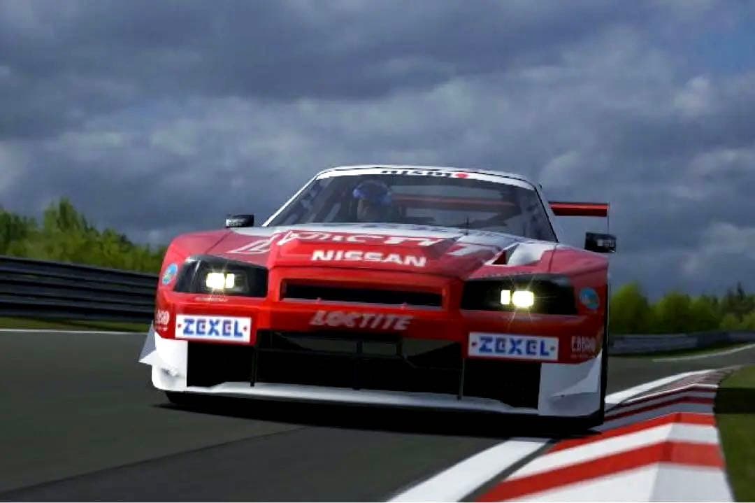 絶版 タミヤ 1/10 RC ロックタイト・ゼクセル GT-R R34 TA04 - メルカリ