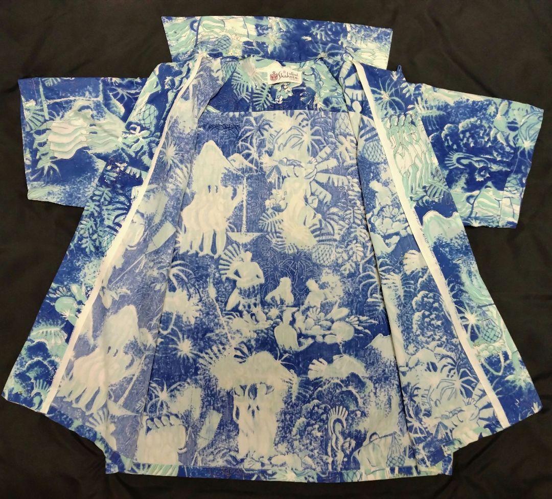 ビンテージアロハシャツ 50s〜60s alfred shaheen メニュー柄