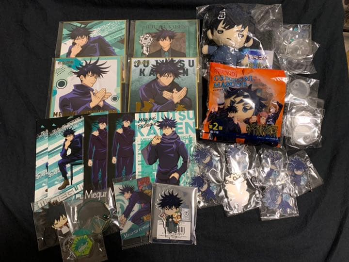 呪術廻戦 伏黒恵 アクスタ 缶バッジ ぱしゃこれ ラバスト