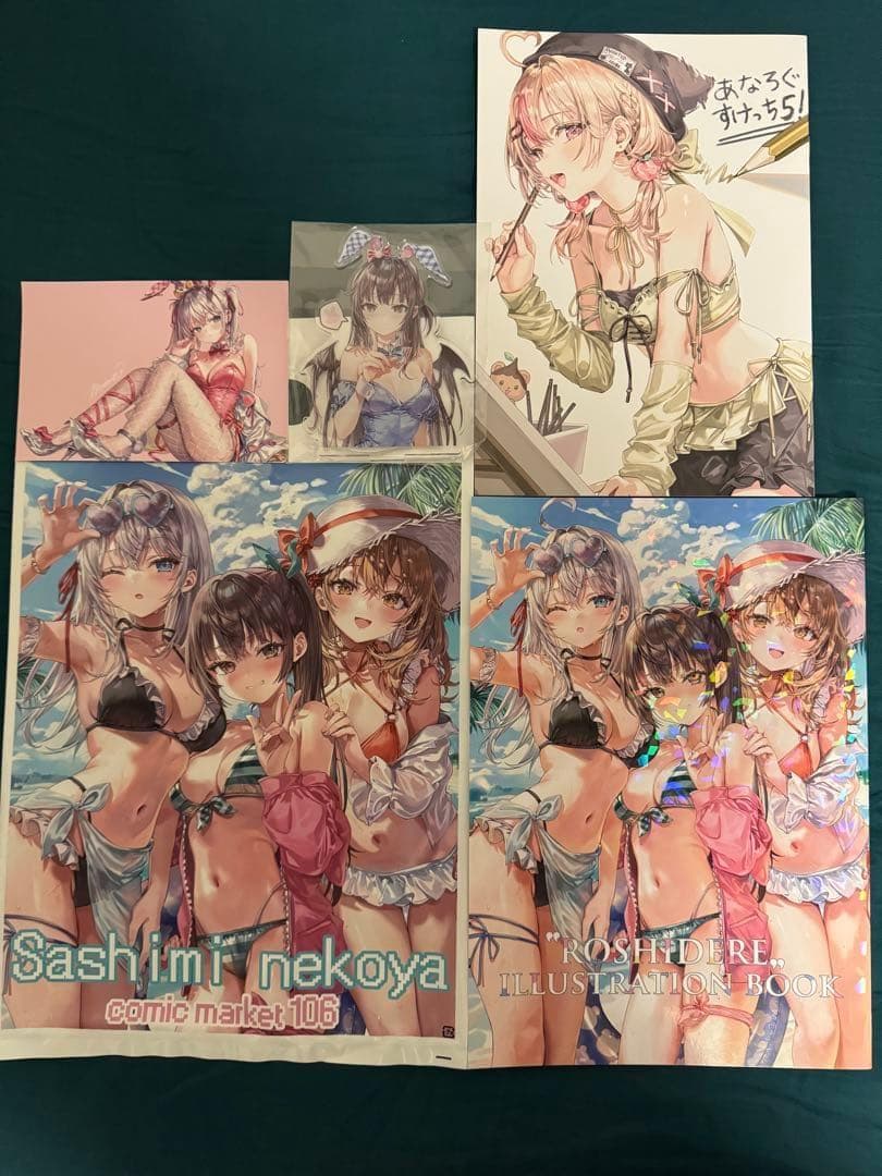 さしみねこ屋 ももこ C106 新刊セット ロシデレ 会場限定 コミケ