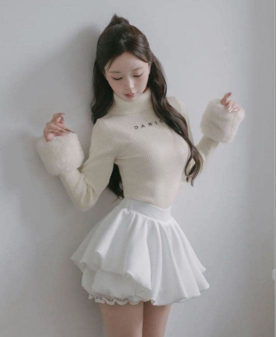 darich スムースファーリブニット トップス ♡ スムースファーリブニットトップス – Darich (ダーリッチ)