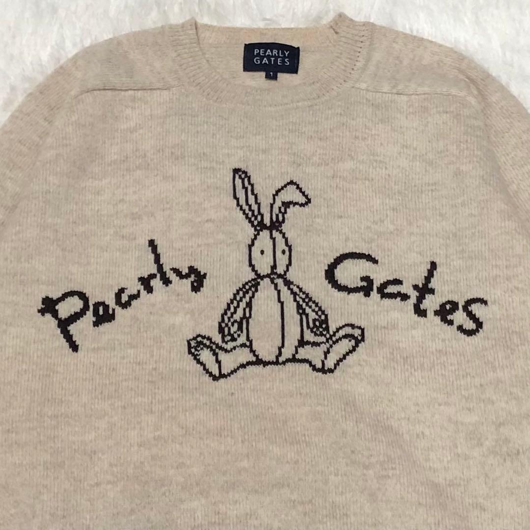 希少】PEARLY GATES パーリーゲイツ ニット セーター 1 うさぎ柄