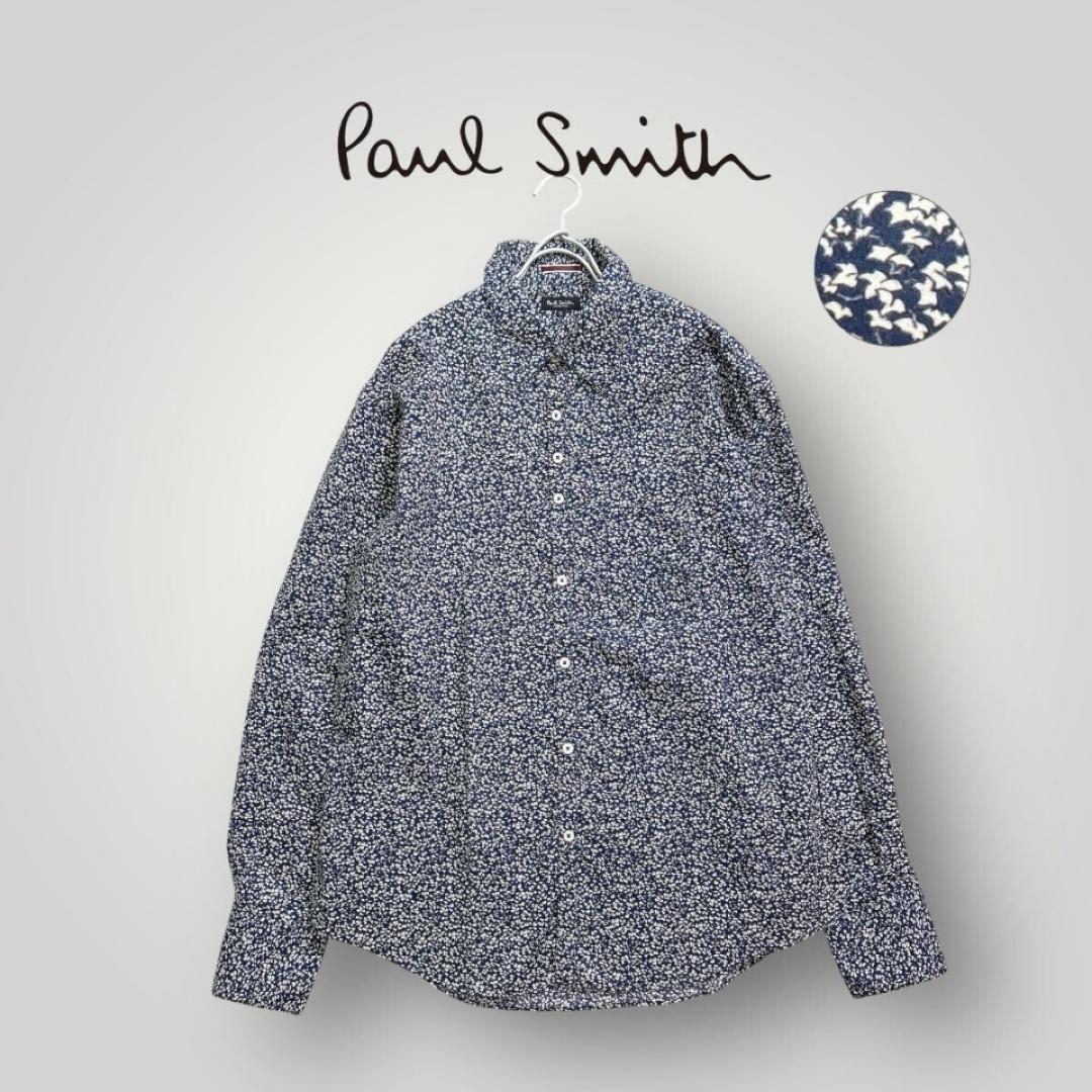 美品] Paul Smith ポールスミス / 長袖シャツ 花柄 XL - メルカリ