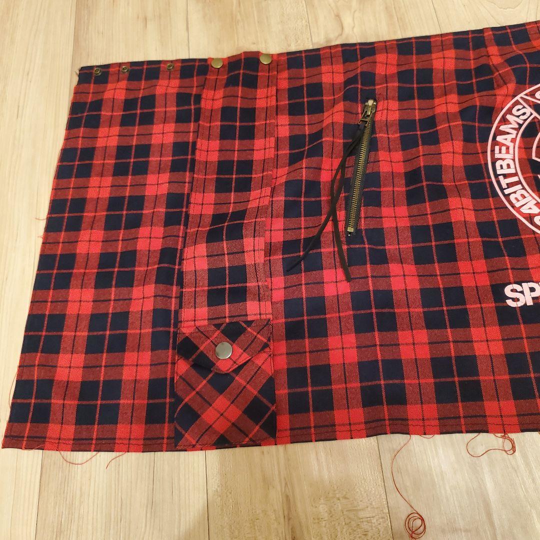 H*I様 GLAY　SPIKE RECORDINGS チェック　ラップスカート