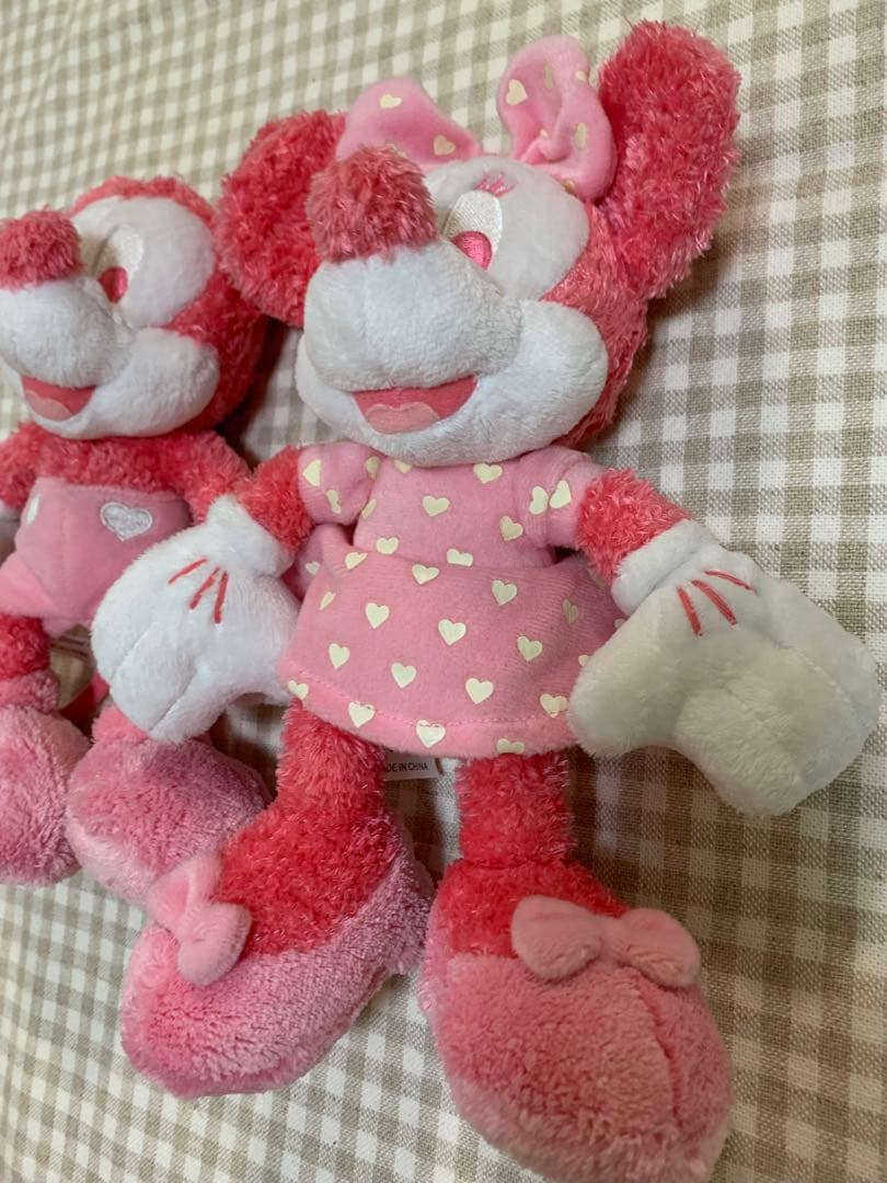 ディズニー ミッキー ミニー Disney ぬいぐるみ ピンク レア