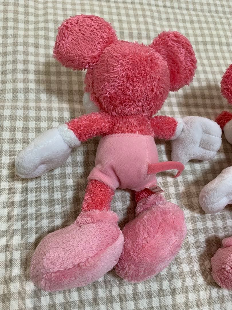 ディズニー ミッキー ミニー Disney ぬいぐるみ ピンク レア