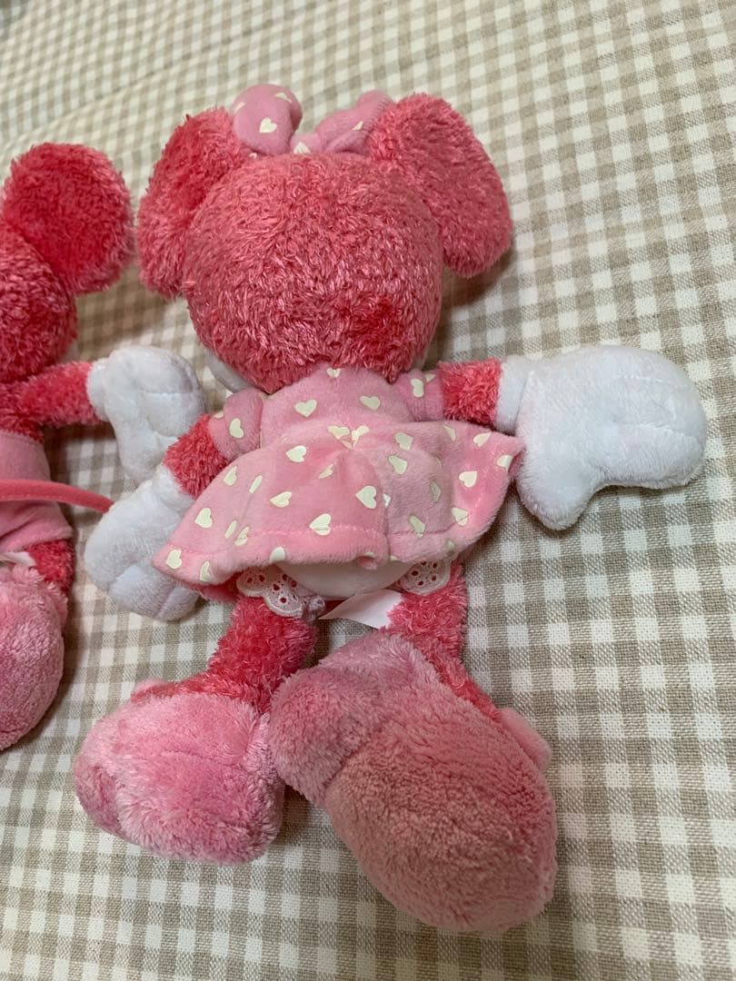 ディズニー ミッキー ミニー Disney ぬいぐるみ ピンク レア