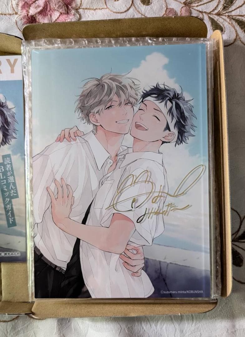 受注生産品 鈴丸みんた 夏果てのアンノウン アクリルボード 箔押し複製