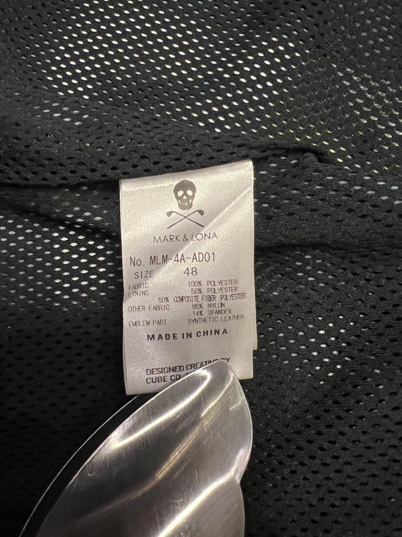 MARK & LONA スカルデザイン ナイロンパーカー ウィンドブレーカー