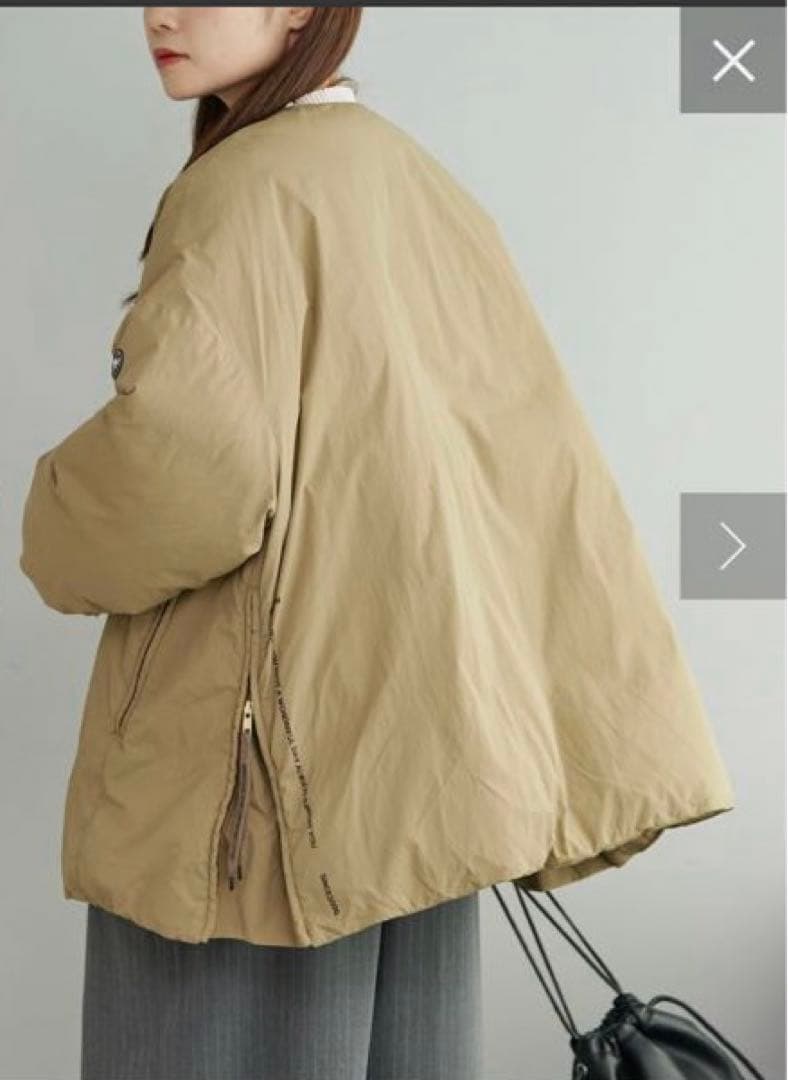 PUAL CE CIN フレンチダックダウンサイドジップジャケット - メルカリ