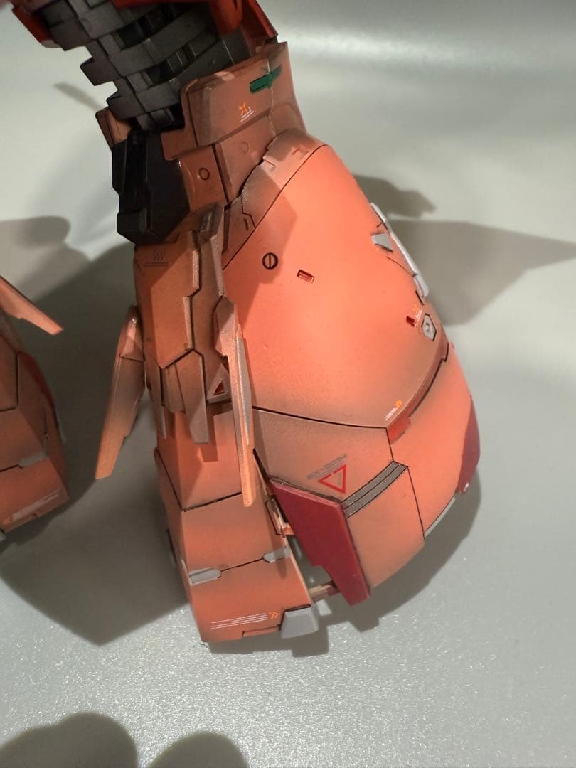 ガンプラ MG 1/100 ゲルググ 全塗装完成品 レジン改造 艶消し仕上げ