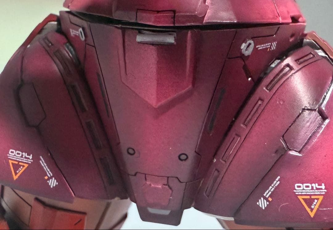 ガンプラ MG 1/100 ゲルググ 全塗装完成品 レジン改造 艶消し仕上げ