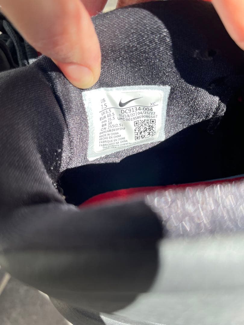 シューズ(男性用) KYRIE INFINITY BLACK/RED 25.5cm NIKE