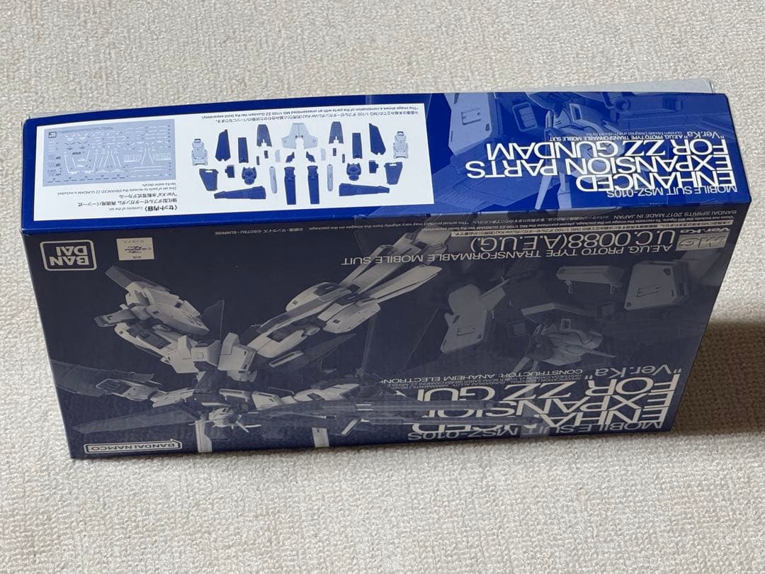 MG ZZガンダム ver.ka プレミアムデカール付 強化拡張パーツ　セット