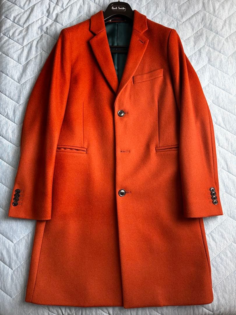 Paul Smith PS オレンジ チェスターコート - メルカリ