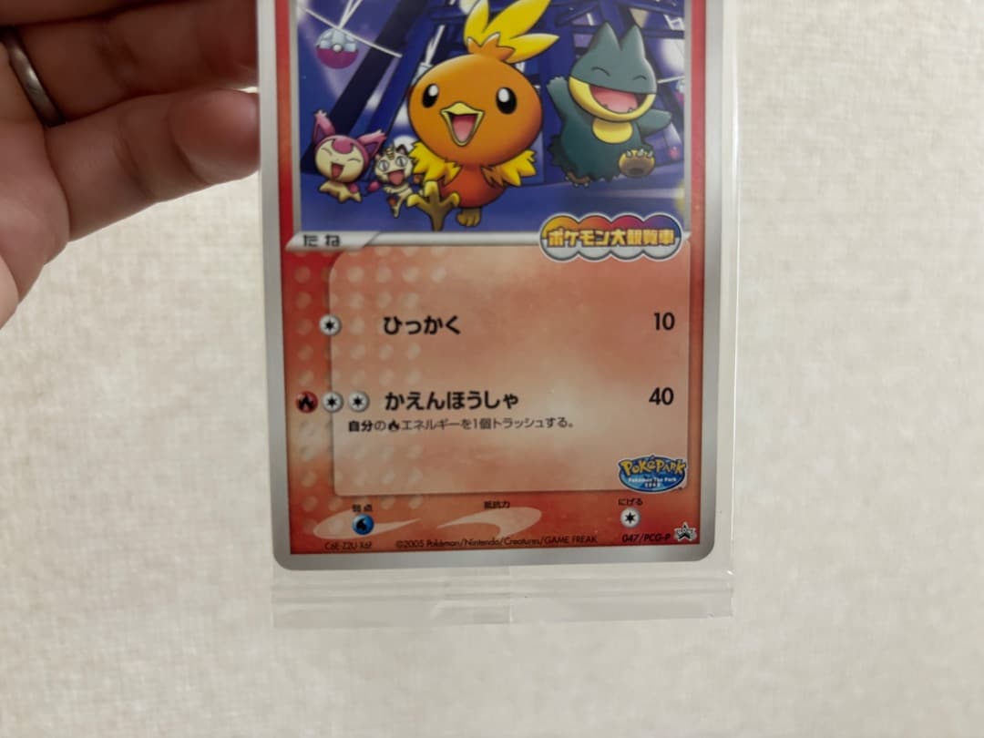 ポケパークのアチャモ プロモ （047/PCG-P） ポケパーク 限定 未開封