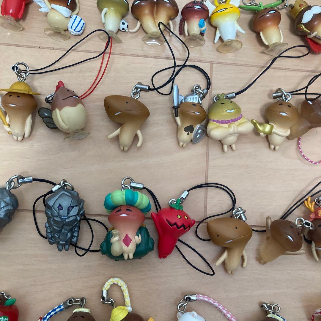 なめこ栽培キット　ストラップ フィギュア