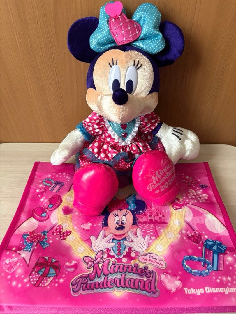 ディズニー ミニー ファンダーランド ぬいぐるみ トートバッグ
