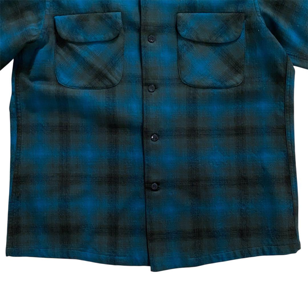PENDLETON 50s シャドーチェック M ボードシャツ オンブレ - メルカリ