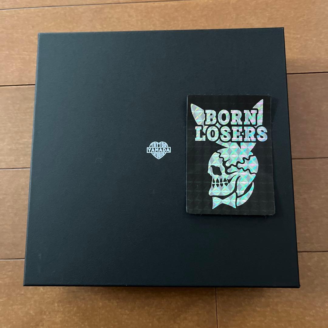 タトゥースタジオヤマダメタルジャケット別注 \"BUG\" レザーベルト 32