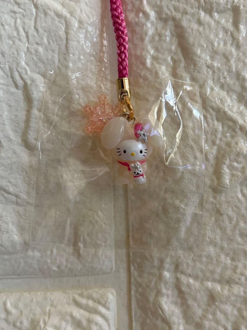 希少 ご当地キティ【北海道限定】4点セット 雪うさぎ 根付 ファスナー